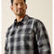 Ariat Men's Rebar Flannel Insulated 60G Shirt Jacket - Black - 10062721 Small / Black / Standard - Overlook Boots