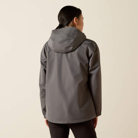 Ariat Women's Rebar Waterproof Stormshell Jacket - Grey - 10062724 - Overlook Boots