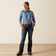 Ariat Women's Flame Resistant Laurel Snap Work Shirt - Blue - 10062832 - Overlook Boots