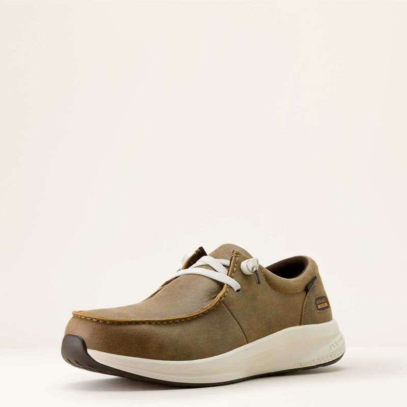 Ariat Men's Buckeye Steel Toe Slip Resist Work Shoe- Brown- 10063828 - Overlook Boots