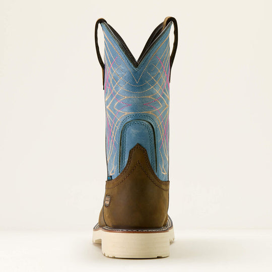 Ariat Women's Activator 10" Square Toe Waterproof Western Work Boot - Brown - 10063832 - Overlook Boots