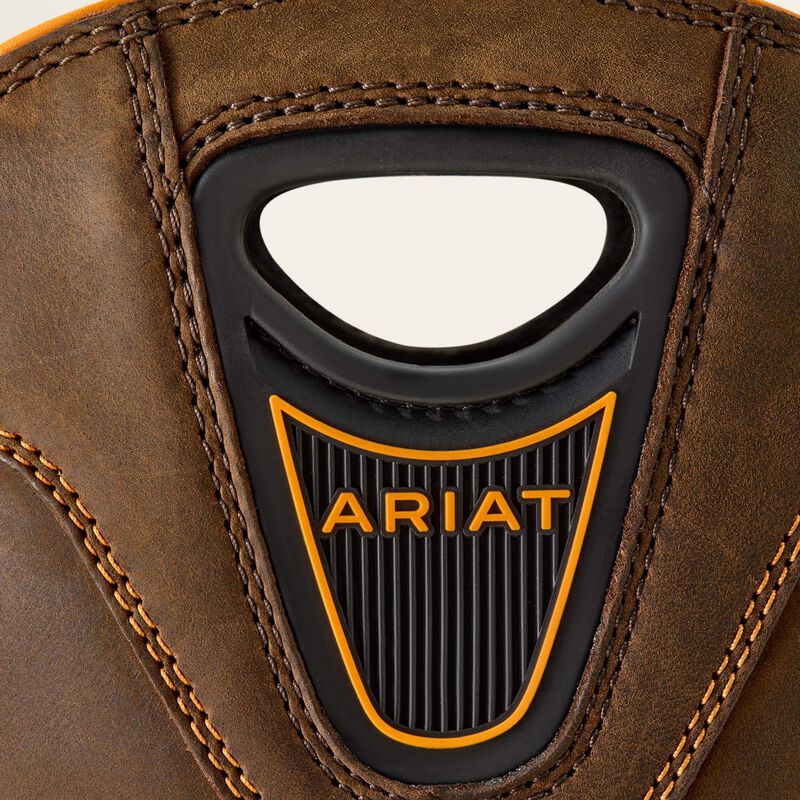 Ariat Men's Longview Shock Shield Comp Toe MetGuard Waterproof Work Boot - Brown - 10063852 - Overlook Boots