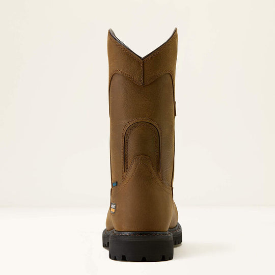 Ariat Men's Longview Shock Shield Comp Toe Waterproof Work Boot - Brown - 10063853 - Overlook Boots