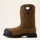 Ariat Men's Longview Shock Shield Comp Toe Waterproof Work Boot - Brown - 10063853 - Overlook Boots