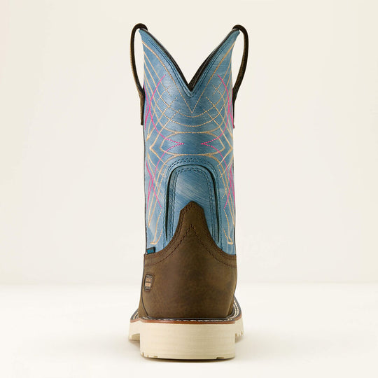 Ariat Women's Activator 10" Square Toe Waterproof Western Work Boot - Brown - 10063855 - Overlook Boots