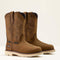 Ariat Men's Activator Argo 11" Comp Toe Waterproof Western Work Boot - Brown - 10063861 7.0 / Medium / Distressed Brown - Overlook Boots