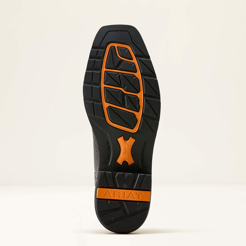 Ariat Men's Ironside Square Toe 11" Western Work Boot - Black - 10063892 - Overlook Boots