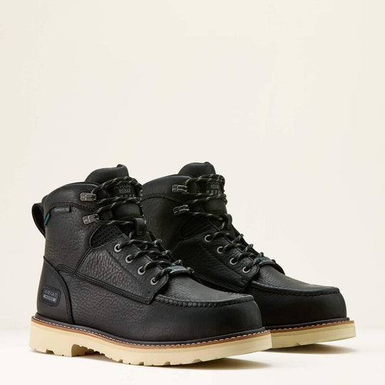 Ariat Men's Rebar Lift 6" Comp Toe Waterproof Work Boot - Black - 10063920 - Overlook Boots