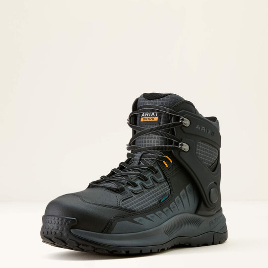 Ariat Men's Outpace Shift 6" Comp Toe Waterproof Work Boot - Grey - 10063979 - Overlook Boots