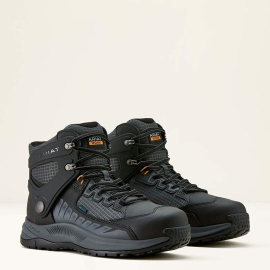 Ariat Men's Outpace Shift 6" Comp Toe Waterproof Work Boot - Grey - 10063979 - Overlook Boots