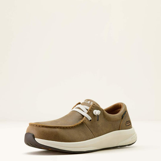 Ariat Women's Buckeye 3" Steel Toe Slip Resist Work Shoe - Brown - 10064035 - Overlook Boots