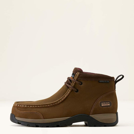 Ariat Women's Edge Moc Composite Toe Work Boot - Brown - 10073360 - Overlook Boots