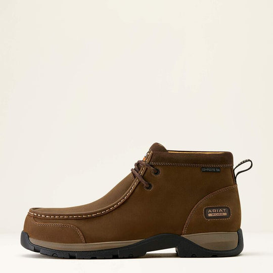 Ariat Men's Edge Moc Composite Toe Work Boot - Brown - 10073362 - Overlook Boots