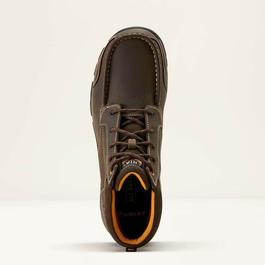 Ariat Men's Edge Chukka 6" Waterproof Composite Toe Work Boot - Brown - 10073365 - Overlook Boots