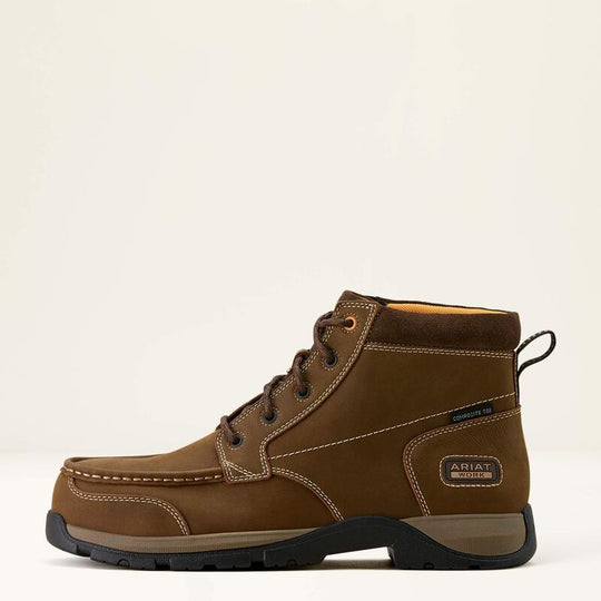 Ariat Men's Edge Chukka 6" Composite Toe Work Boot - Brown - 10073366 - Overlook Boots