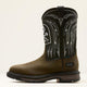 Ariat Men's WorkHog XT Bolt Skull Waterproof Wide Square Toe Carbon Toe Work Boot - Brown - 10074207 - Overlook Boots