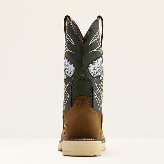 Ariat Men's Activator Live Free Wide Square Toe Work Boot - Brown - 10074208 - Overlook Boots