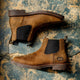 Ariat Men's Activator 6" Square Toe Waterproof Chelsea Work Boot- Brown- 10074285 - Overlook Boots