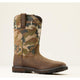 Ariat Men's Groundbreaker 11" Square Toe Waterproof Work Boot- Brown- 10074287 7.0 / Medium / Brown - Overlook Boots
