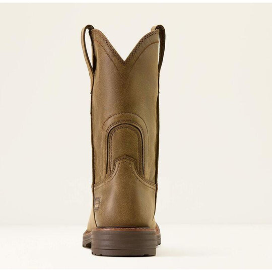 Ariat Men's Activator 11" Square Toe Pull On Work Boot- Brown- 10074290 - Overlook Boots