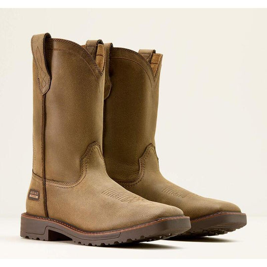 Ariat Men's Activator 11" Square Toe Pull On Work Boot- Brown- 10074290 - Overlook Boots