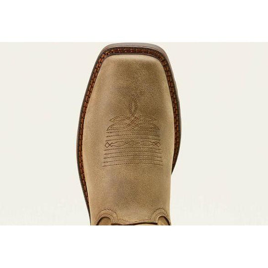 Ariat Men's Activator 11" Square Toe Pull On Work Boot- Brown- 10074290 - Overlook Boots