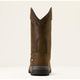 Ariat Men's Duratread 11" Carbon Toe Waterproof Pull On Work Boot- Brown- 10074292 - Overlook Boots