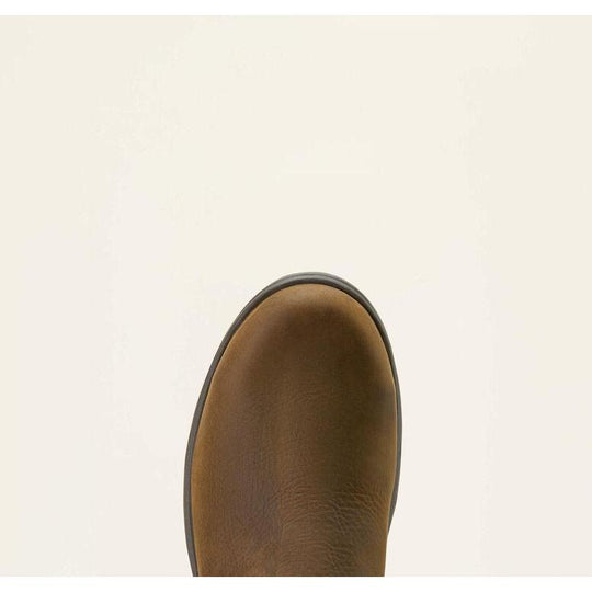 Ariat Men's Duratread 11" Carbon Toe Waterproof Pull On Work Boot- Brown- 10074292 - Overlook Boots