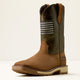 Ariat Men's Activator Patriot Wide Square Toe Work Boot - Brown - 10079675
