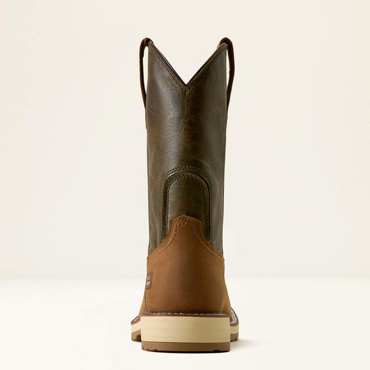 Ariat Men's Activator Patriot Wide Square Toe Work Boot - Brown - 10079675
