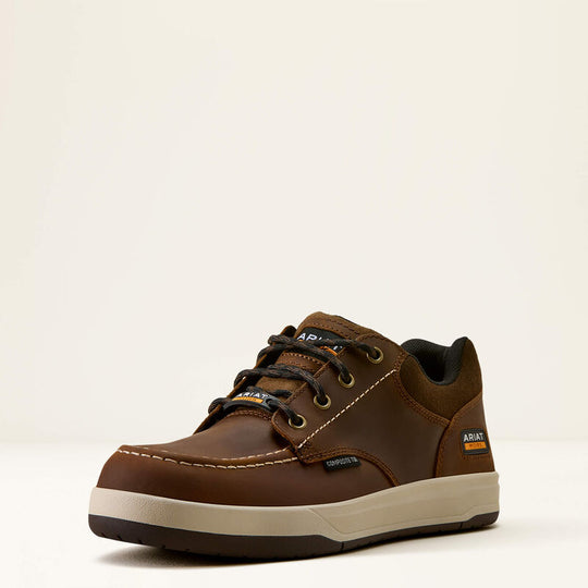 Ariat Men's Outmatch Composite Toe Work Shoe - Brown - 10080332