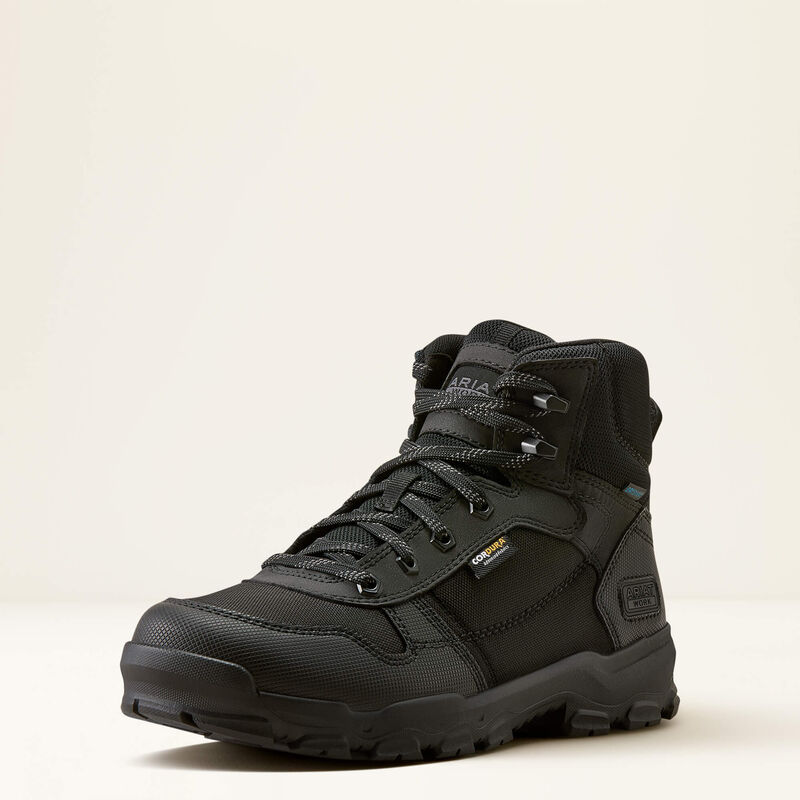 Ariat Men's Stryker Neo Waterproof Work Boot - Black - 10080337 7 / Medium / Black - Overlook Boots
