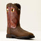 Ariat Men's Groundwork Wide Square Toe Steel Toe Work Boot - Brown - 10082160