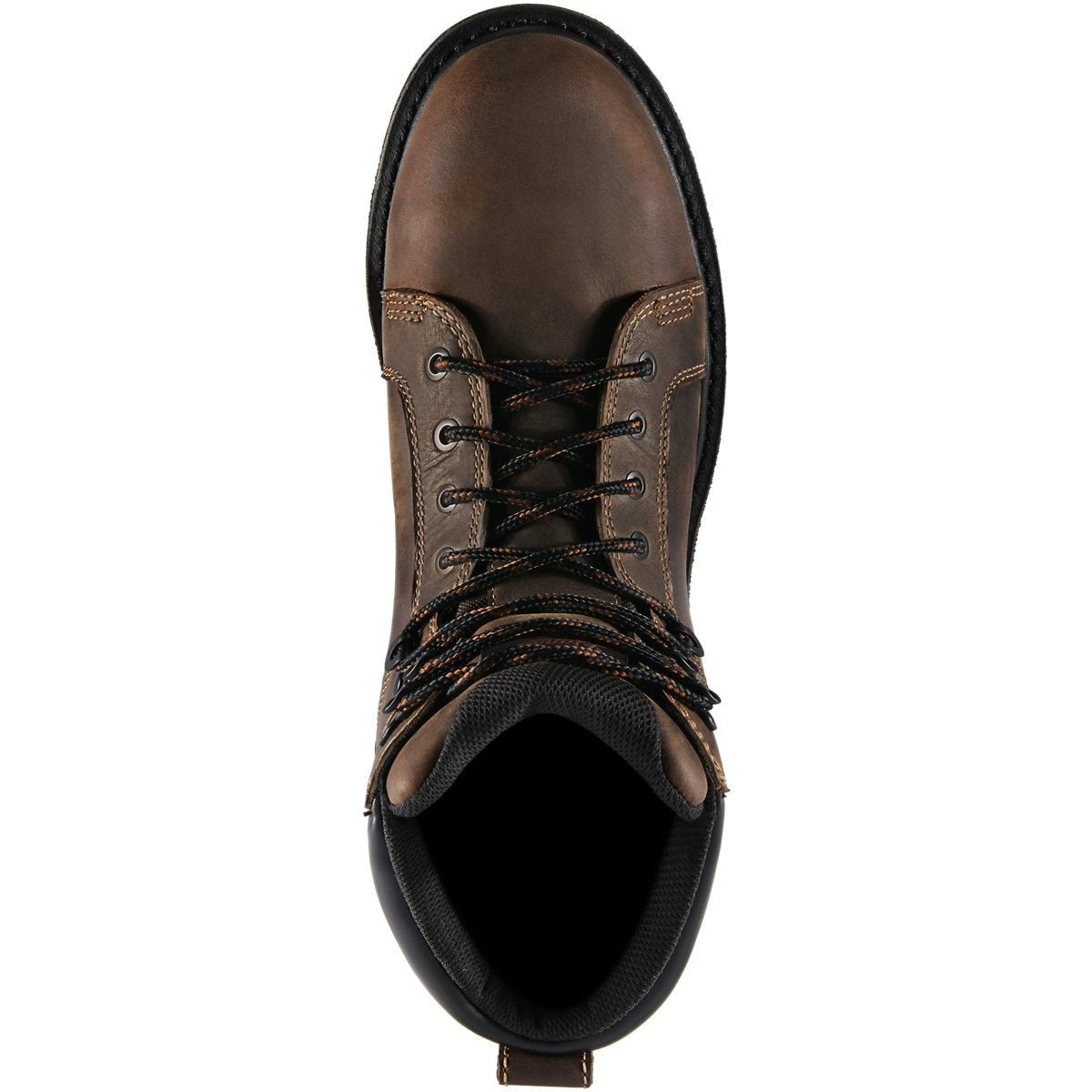 Danner Men's Steel Yard 6" ST Slip Resistant Work Boot -Brown- 12537  - Overlook Boots