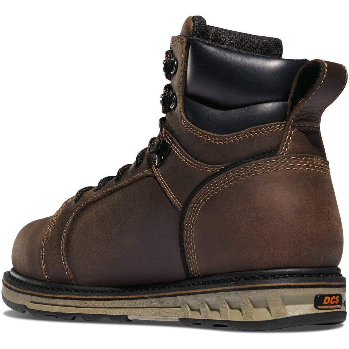 Danner Men's Steel Yard 6" Steel Toe WP Work Boot -Brown- 12538  - Overlook Boots