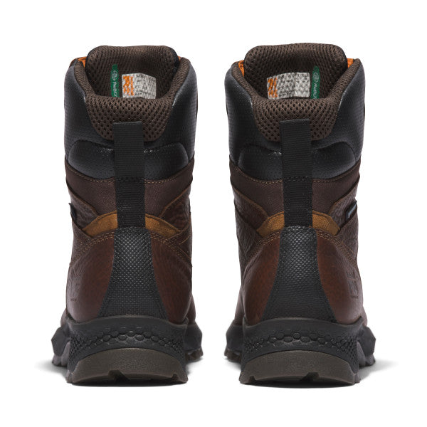 Timberland Pro Men's Titan Ev 8" Comp Toe WP Work Boot - Brown - TB0A5U4Y214  - Overlook Boots
