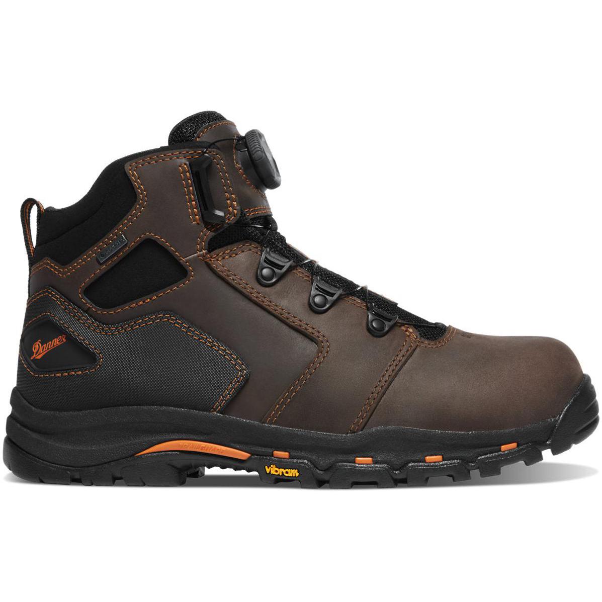 Danner Men's Vicious BOA 4.5" Composite Toe Waterproof Work Boot - Brown - 13800 - Overlook Boots
