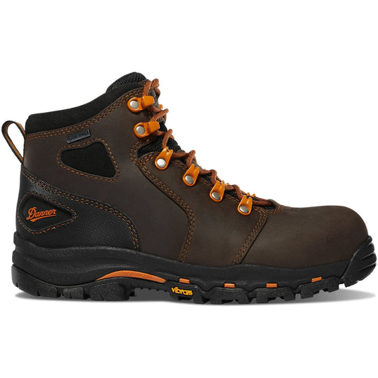 Danner Women's Vicious 4" Plain Toe Waterproof Slip Resistant Work Boot -Brown- 13883 - Overlook Boots