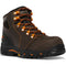 Danner Women's Vicious 4" Plain Toe Waterproof Slip Resistant Work Boot -Brown- 13883 5.0 / Medium / Grey - Overlook Boots