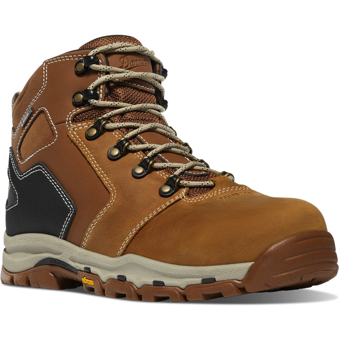 Danner Men's Vicious 4.5" Plain Toe WP Slip Resist Work Boot -Tan- 13885 7 / Medium / Tan - Overlook Boots