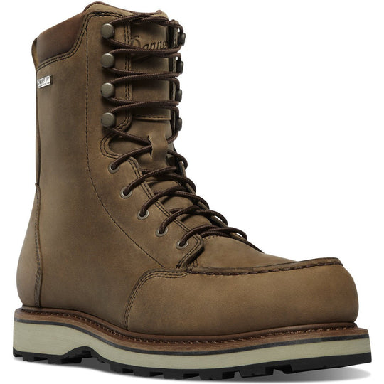 Danner Men's Cedar River 8" Moc Toe Waterproof Hunt Work Boot -Brown- 14304 - Overlook Boots