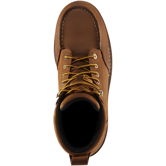 Danner Women's Cedar River 6" Plain Toe Waterproof Work Boot -Brown- 14307 - Overlook Boots