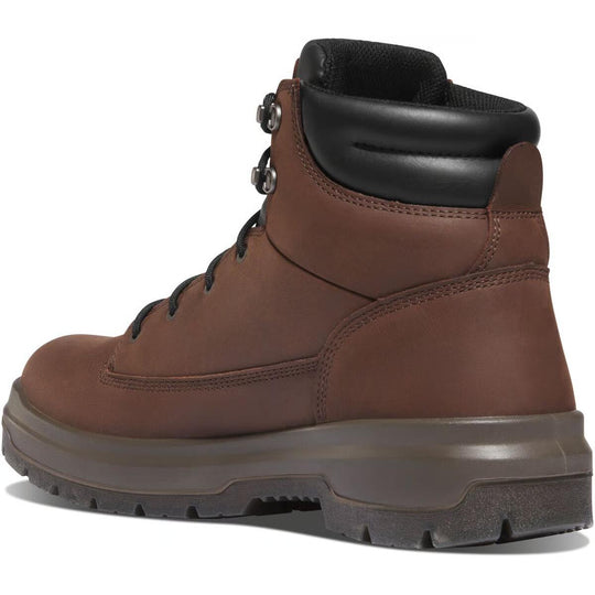 Danner Men's Ground Control 6" Plain Toe Waterproof Work Boot- Brown- 14520 - Overlook Boots