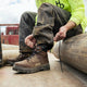 Danner Men's Ground Control 6" Plain Toe Waterproof Work Boot- Brown- 14520 - Overlook Boots