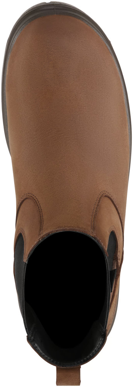 Danner Men's Ground Control 6" Waterproof Chelsea Work Boot - Brown - 14522