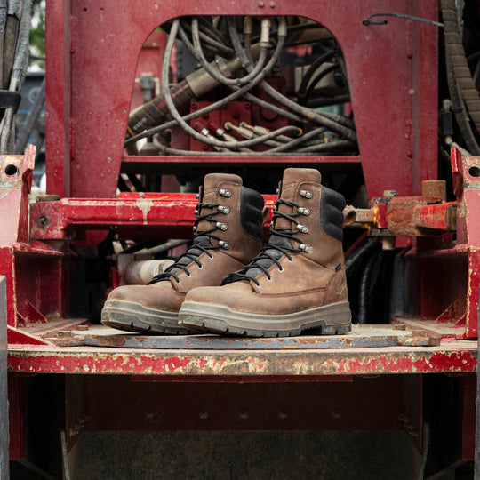 Danner Men's Ground Control 8" Waterproof Work Boot - Brown - 14525