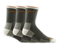 Men's Darn Tough Hiker Micro Crew Midweight Hiking Socks - 1466 - 3 PACK - Overlook Boots