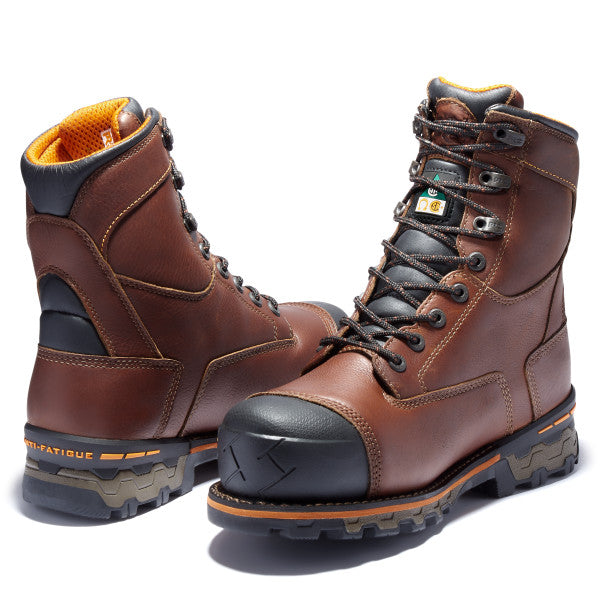Timberland Pro Men's Boondock 8" Comp Toe WP Work Boot -Brown- TB189646214  - Overlook Boots