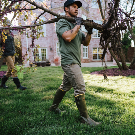 Lacrosse Men's Grange 18" Plain Toe Waterproof Work Boot - Green - 150040 - Overlook Boots