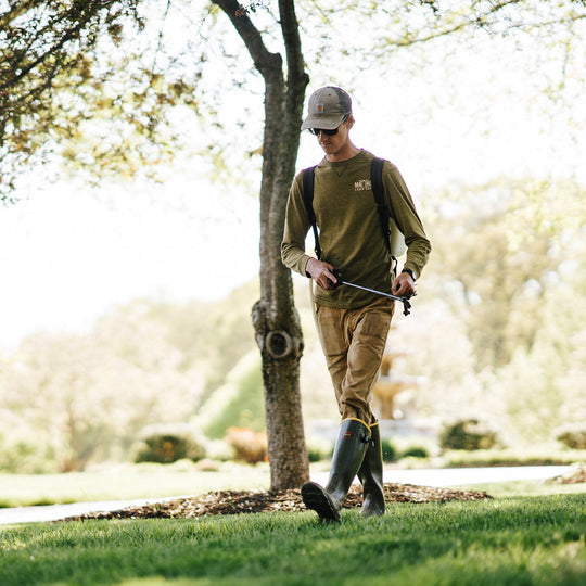Lacrosse Men's Grange 18" Plain Toe Waterproof Work Boot - Green - 150040 - Overlook Boots